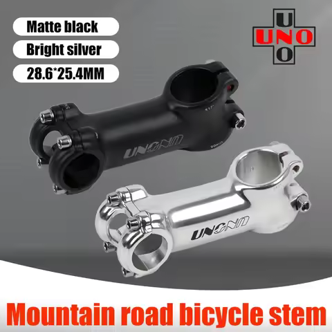 UNO Aluminum Bicycle Stem Ultralight MTB Bike Stem 28.6mm*25.4mm 70-120mm +-17Degree Handlebar Stem 
