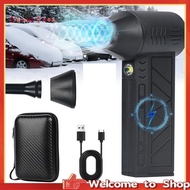 【Chuangtfx03】Turbo Blower Handheld Snow Blower Mini Dust Snow Blower with LED