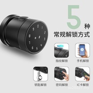 Mini Lock Graffiti Office Wooden Door Fingerprint Lock Spherical Smart Lock B & B Apartment Househol