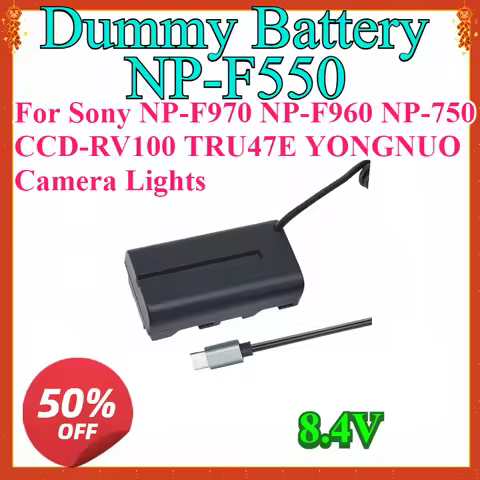 New NP-F550 NP-F330 NP F550 NP F330 Dummy Battery for Sony NP-F970 NP-F960 NP-750 CCD-RV100 TRU47E Y