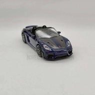 Bburago 1/43 718 Spyder RS Model Car Porsche 982 718 Cayman GT4 Convertible Version