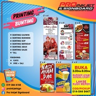 Bunting/Banner/Bunting Pipe/Bunting Kayu/Bunting Murah/Bunting Kahwin/Bunting Jualan