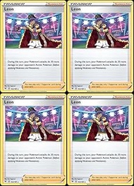 Leon 154/185 - Vivid Voltage -Pokemon Trainer Card Lot - Playset - Non Holo