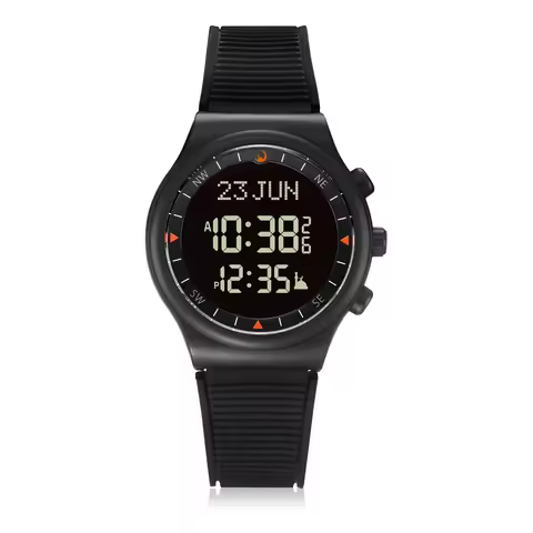 Azan Sport Watch Prayer Muslim Prayer with Qibla Compass Islam Backlight Sport Watch Include Hijri C