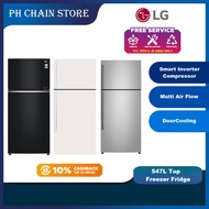 LG 547L 2 Door Top Freezer Inverter Fridge / Refrigerator | GN-C702SGGM GN-C702HFCM GN-C702HQCM