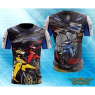 T-Shirt Yamaha 125ZR (Baju Motor Sublimation) 125zr