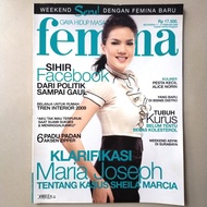 Majalah Femina 7 Februari 2009 - Alice Norin. ada pelantikan Obama