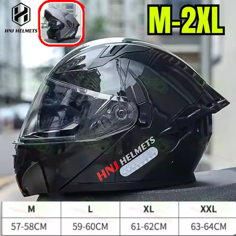 DOT Certified HNJ F888 Motorcycle Helmet, Four Season Flip Off Helmet, Electric Bike Riding Anti Fal