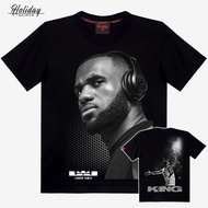 ⊕ STAR T SHIRT LEBRON JAMES - KING JAMES T-SHIRTS cotton