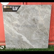 Granit ikad 60x60 pandora grey lantai/ dinding glossy mengkilap