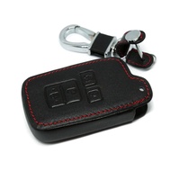 Toyota Sienta / Vellfire / Alphard / Voxy Keyless Remote Car Key Leather Key Cover Case (Black)