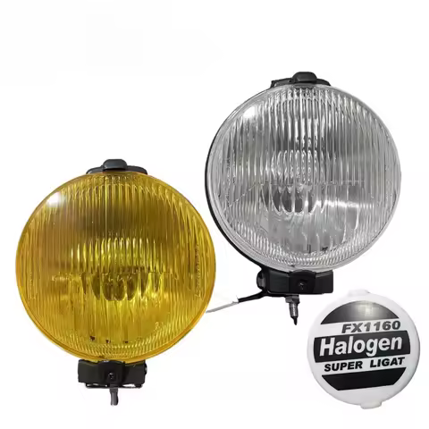 1pc/2pcs 6 Inch FX1160 Halogen 12V 55W Truck Sport Round Light Work Light Fog Lamp Spotlight SUV Off