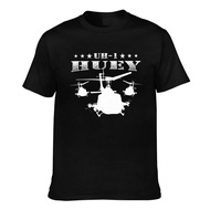 Summer Fashion Tee Uh-1 Huey Helicopter Pilot Huey Crew Chief Cotton Men Tshirt