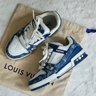 LV Trainer 牛仔藍運動鞋37.5