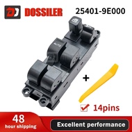 25401-9E000 Dossiler For Nissan Altima Sentra Frontier Xterra Legacy Baja Power Window Master Switch