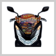 Windshield sticker - visor pcx new 160 latest cool motif 2521 - 2528