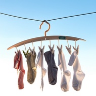 Combo of 5 Hokori clothes pegs, sock and towel drying hooks with 8 sturdy and convenient clips SAM H