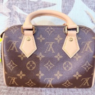 LV老花 粉肩帶speedy20波士頓包
