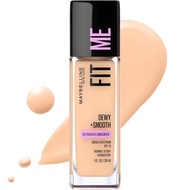 Maybelline Fit Me Dewy + Smooth Liquid Foundation Makeup, Classic Ivory, 1 Count (Packaging May Vary