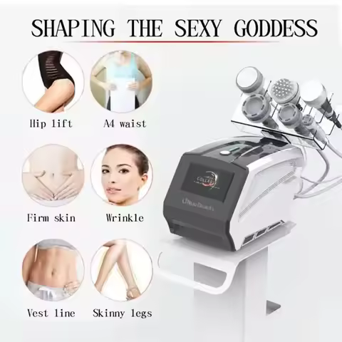 Portable 6 in 1 Vacuum r Body Contouring r Cavit 40k 80k S-Shape Cavit 3D lipo r 80k cavit body slim