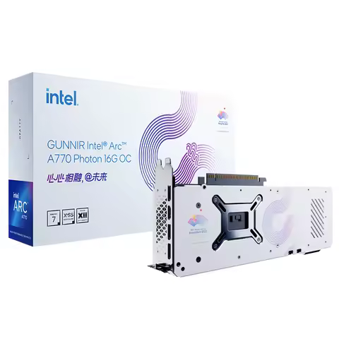 Brand New GUNNIR Arc A770 PHOTON 16G OC W X ASIA GAMES Gaming Graphics Cards
