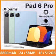 2024 Baru promo Tablet Android Pad 6 Pro Hp murah Tab asli 11.6 Inci 5G 16(8+8)GB/ 512GB 120Hz Dual 