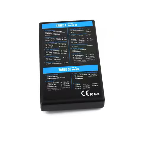 HOBBYWING 3 in 1 LED ESC Program Card Box for XERUN EZRUN MAX Series Car / Platinum Series / SEAKING