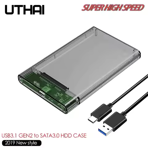 UTHAI G25 USB3.0/Type-C HDD Enclosure of 2.5" Hard Disk Case SSD SATA3 to USB 3.0/2.0 Box USB C HDD 