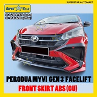 Myvi 2022-2024/MYVI GEN 3 Gear Up Ace Bodykit Skirting With Paint SIAP CAT FULL SET ABS ORI MATERIAL