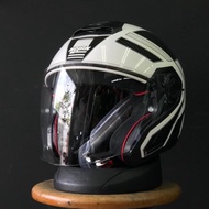 Nolan Motorcycle Helmet Glass Original Half Face Clear Bening N40-5 N405