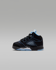 Jordan 5 'Black Carolina' Baby & Toddler Shoes
