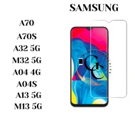 Tempered Glass Clear Samsung A70 A70S A32 5G M32 5G A04 4G A04S A13 5G M13 5G Original (Clear Anti-Scratch)