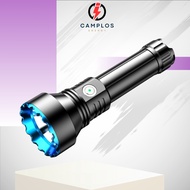 CAMPLOS Super bright flashlight BT90-EX waterproof aluminum alloy handheld flashlight, 500m range, 2