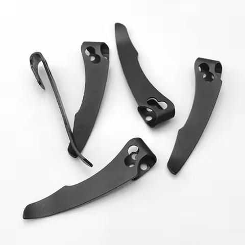 1piece Titanium Alloy Folding Knife Pocke Clip Waist Clip Deep Carry Back Clip for Cold Steel Recon1