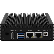 CWWK X86-P2 Fanless Mini PC N4000 Quad Core 2X i226-V 2.5G Nics Firewall Computer NVMe 2xUSB3.0 Indu