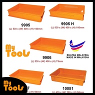 Mytools Cake Tray / Yellow Tray / Bakery Tray / Plastic Yellow Tray / Food Tray