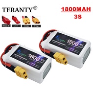 TERANTY 3S Lipo Battery 11.1V 1800MAH 45C Battery RC Car For FPV RC Drones Boats Remote Control Toys