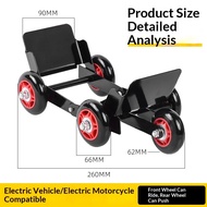 Electric Vehicle Auxiliary Wheel Trailer Trolley Blast Tire Booster Battery Three-Wheeled Motorcycle