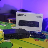 BOMGE U204 Audio Interface Untuk Rekaman Stereo Di Smartphone