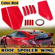 Car Rear Roof Spoiler Wing Spoiler For Honda For Civic FK4 FK7 5 Door Hatchback 2016 2017 2018 2019 