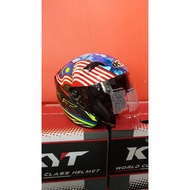 Helmet Original KYT  Venom Malaysia Singapore No Bike No Life Double Visor