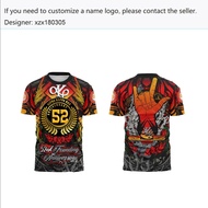 "Black - themed Allure: Alpha Kappa Rho 52nd Anniversary Exclusive 3D Full - color Sublimation T - s