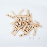 Hot Sale Log Color Small Clip Photo Clip Note Clip 2.5-7.2 Hemp Rope Photo Decoration Wooden Clip