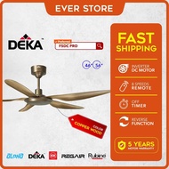 Deka F5DC PRO LED DC Motor SIRIM 5 Blades Remote Control Ceiling Fan / Kipas Siling / 吊扇