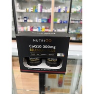 NutriGO CoQ10 300mg PLUS | High Strength CoQ10 + Zinc + Vitamin E | Heart/Energy/On Cholesterol Medi