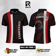 RA Indonesian Independence Day Committee Shirt 80th August 17, 2025 Men's/Wanita Free custom name an
