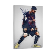 FANCHUANG Lionel Messi Football Posters Motivational Poster for Boys Bedroom Wall Canvas Inspiration