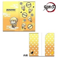 鬼滅之刃 鬼滅の刃 日版 口罩 收納套 口罩套 迷你文件夾 票夾 分格 戶外 便攜 抗菌 防疫 Q版造型 (我妻善逸)