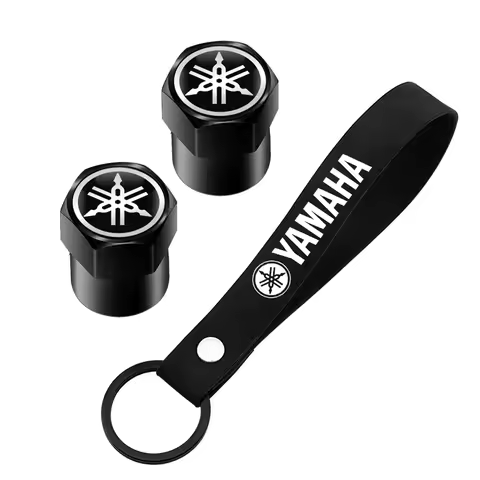 Car Styling Wheel Tire Valves Caps For Yamaha R1 R3 R25 Mt-09 Mt07 Fazer Fz6 Xj6 R15 TMAX YS125 XTZ1