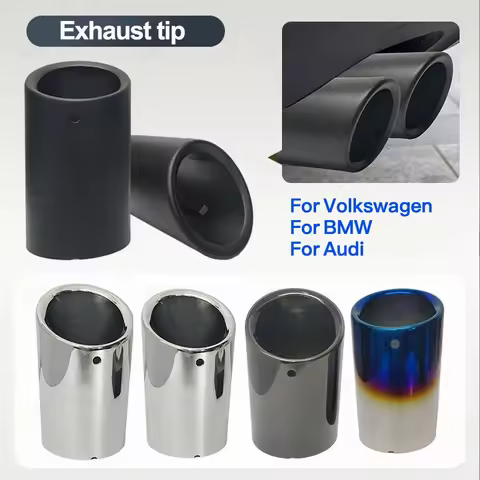 Exhaust Tip For VW Volkswagen JETTA/SAGITAR/POLO/GOLF 7/Passat/Tiguan For BMW 325i 328i For Audi Q5/